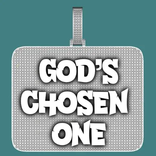 CUSTOM LETTER NECKLACE 3D BIG SQUARE sold by The GUU Shop