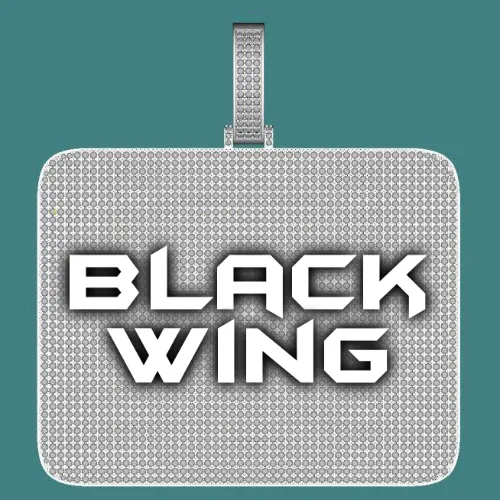 CUSTOM LETTER NECKLACE 3D BIG SQUARE sold by The GUU Shop