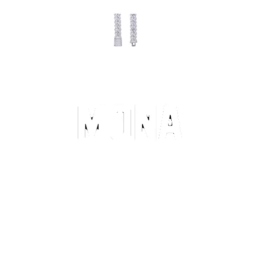 Custom Letters Baguette Two Layer Necklace sold by The GUU Shop