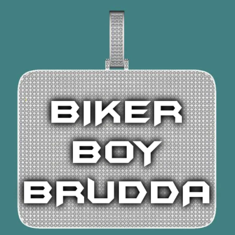 CUSTOM LETTER NECKLACE 3D BIG SQUARE sold by The GUU Shop