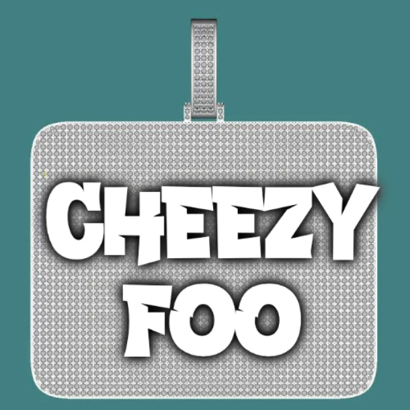 CUSTOM LETTER NECKLACE 3D BIG SQUARE sold by The GUU Shop