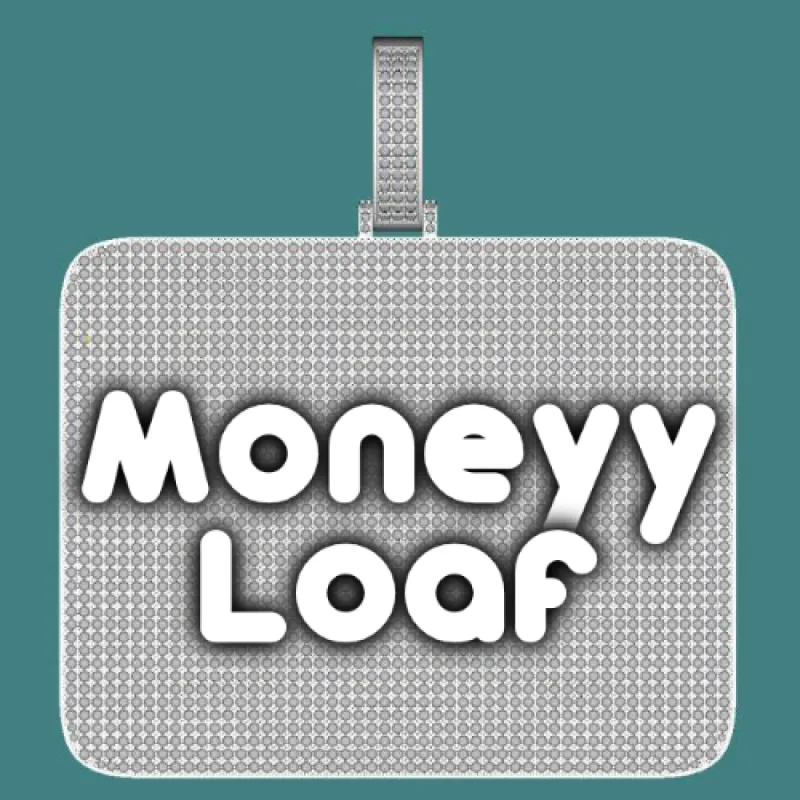 CUSTOM LETTER NECKLACE 3D BIG SQUARE sold by The GUU Shop