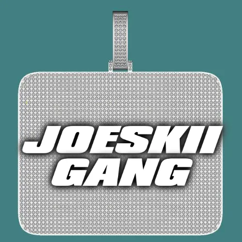 CUSTOM LETTER NECKLACE 3D BIG SQUARE sold by The GUU Shop