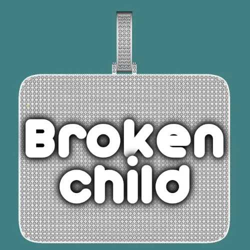 CUSTOM LETTER NECKLACE 3D BIG SQUARE sold by The GUU Shop