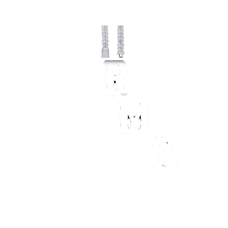 Custom Letters Freibeuter Font Necklace sold by The GUU Shop