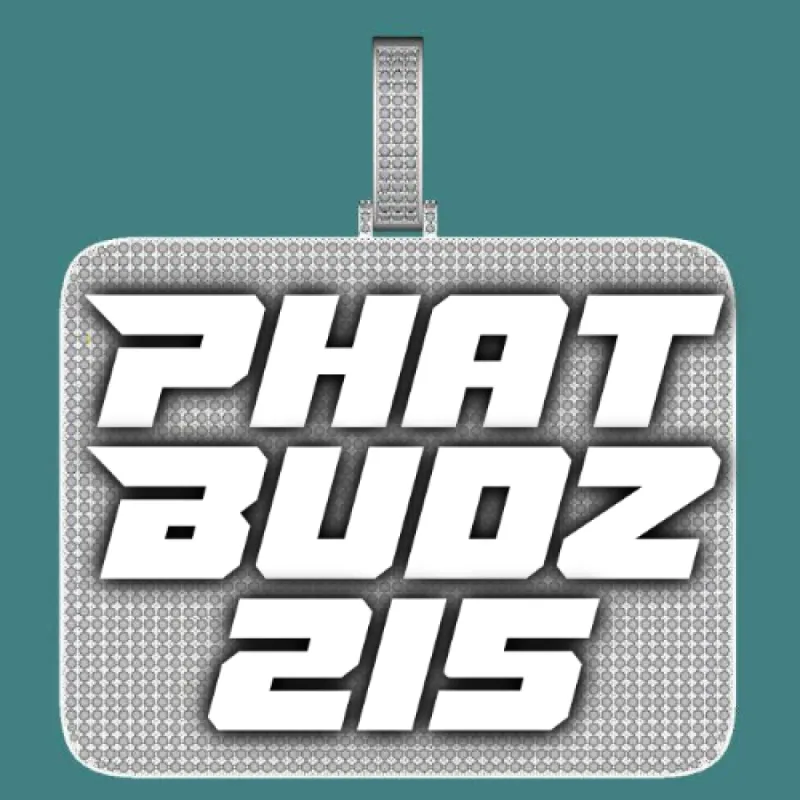 CUSTOM LETTER NECKLACE 3D BIG SQUARE sold by The GUU Shop