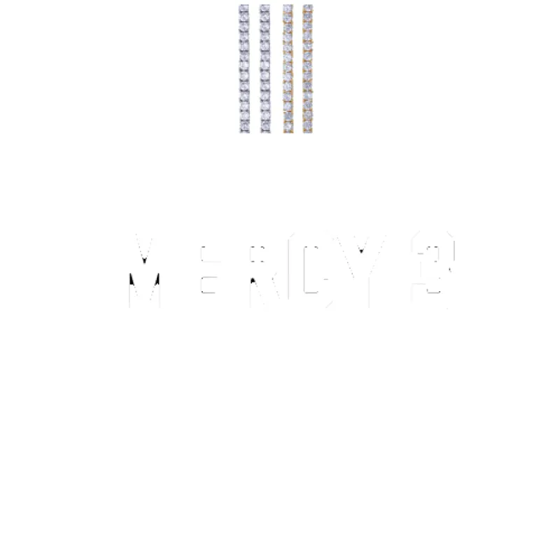 Custom Letters Baguette Two Layer Necklace made by The GUU Shop