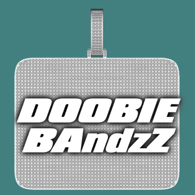 CUSTOM LETTER NECKLACE 3D BIG SQUARE sold by The GUU Shop