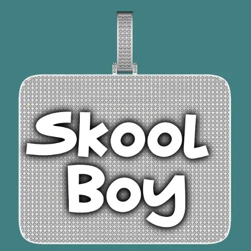 CUSTOM LETTER NECKLACE 3D BIG SQUARE sold by The GUU Shop