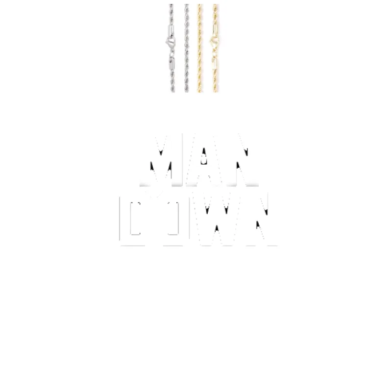 Custom Letters Baguette Two Layer Necklace made by The GUU Shop