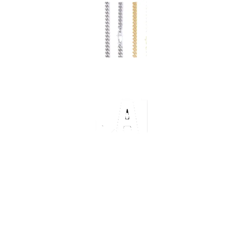 Custom Letters Baguette Two Layer Necklace sold by The GUU Shop