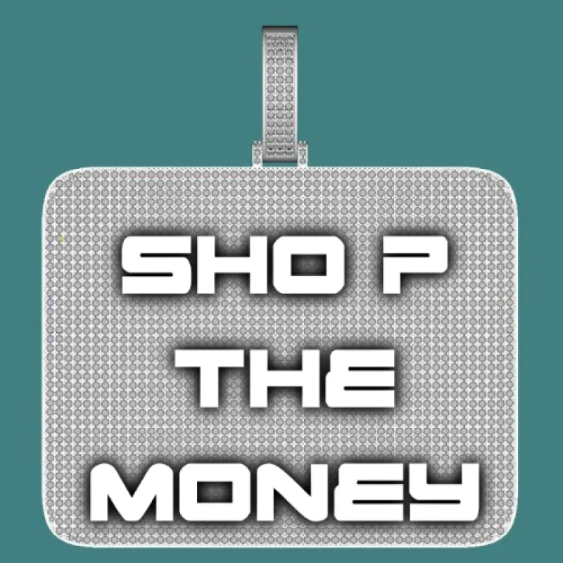 CUSTOM LETTER NECKLACE 3D BIG SQUARE sold by The GUU Shop