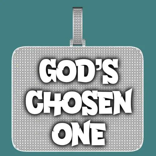 CUSTOM LETTER NECKLACE 3D BIG SQUARE sold by The GUU Shop