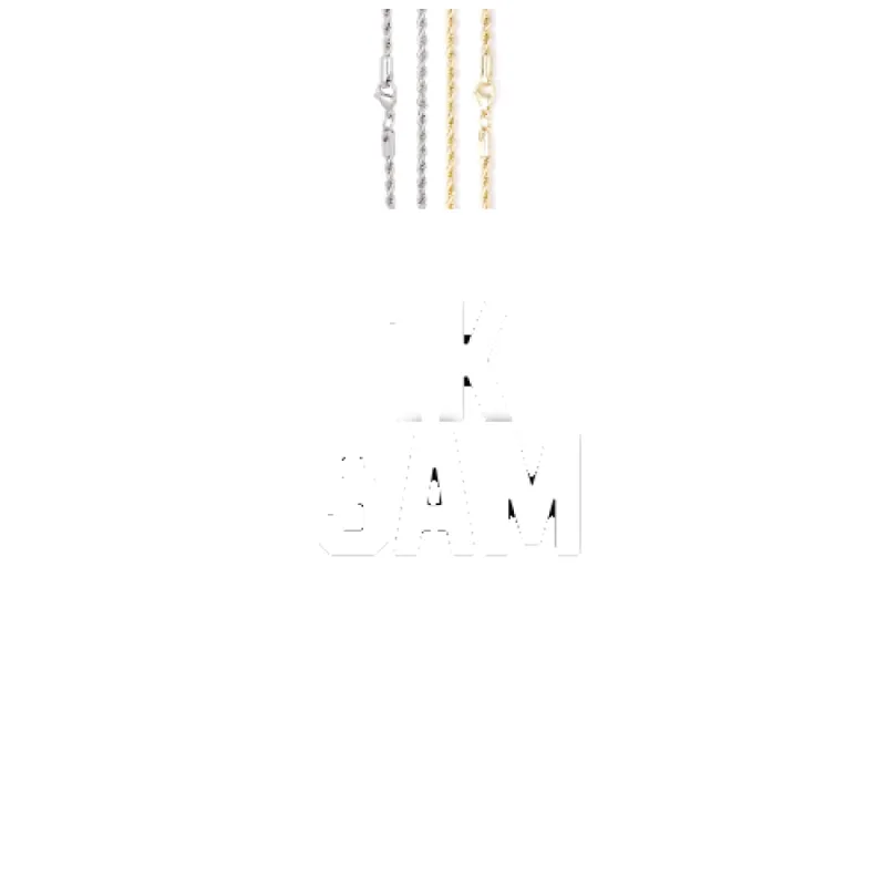 Custom Letters Baguette Two Layer Necklace sold by The GUU Shop