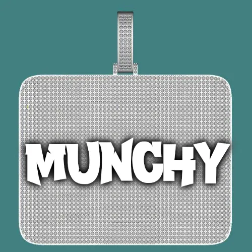 CUSTOM LETTER NECKLACE 3D BIG SQUARE sold by The GUU Shop