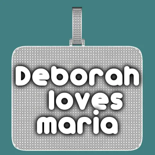 CUSTOM LETTER NECKLACE 3D BIG SQUARE sold by The GUU Shop