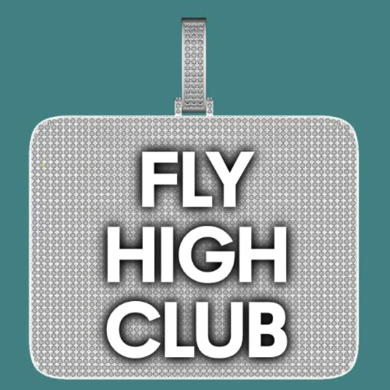 CUSTOM LETTER NECKLACE 3D BIG SQUARE sold by The GUU Shop