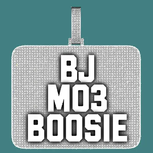 CUSTOM LETTER NECKLACE 3D BIG SQUARE sold by The GUU Shop