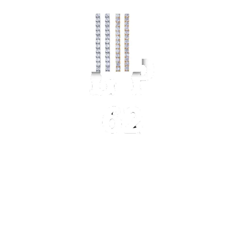 Custom Letters Freibeuter Font Necklace sold by The GUU Shop