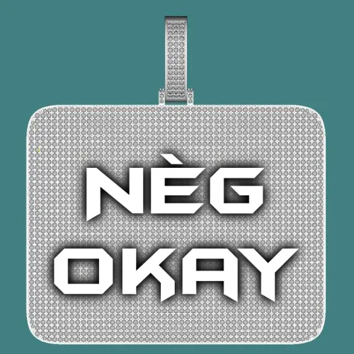 CUSTOM LETTER NECKLACE 3D BIG SQUARE sold by The GUU Shop