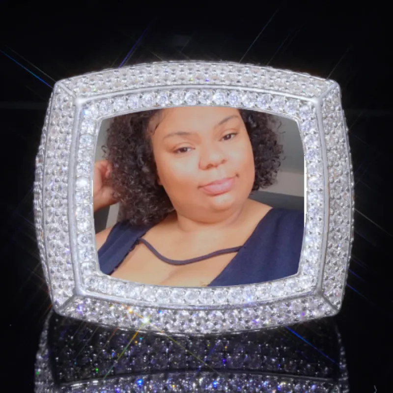 3D CUSTOM PICTURE ICED RING sold by The GUU Shop