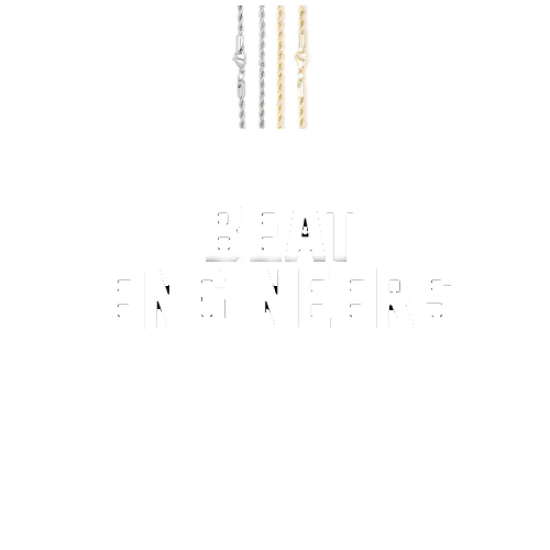 Custom Letters Baguette Two Layer Necklace made by The GUU Shop