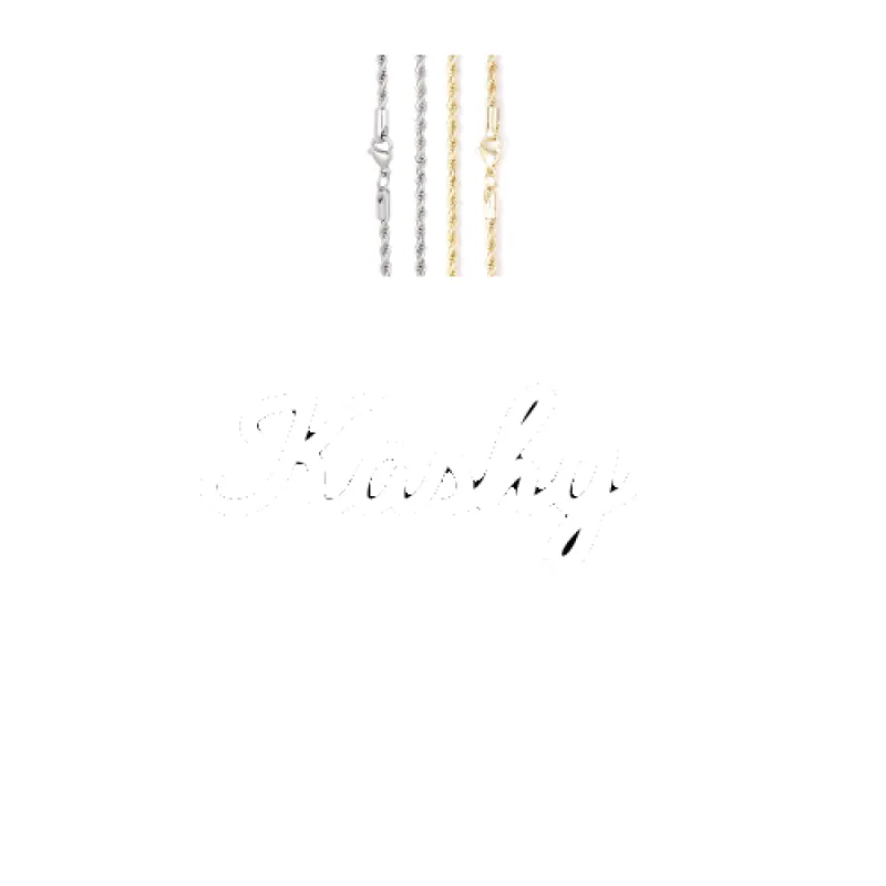 Script Custom Letter Necklace sold by The GUU Shop