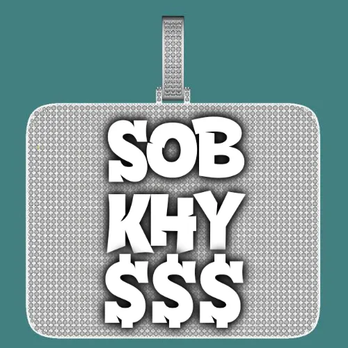 CUSTOM LETTER NECKLACE 3D BIG SQUARE sold by The GUU Shop