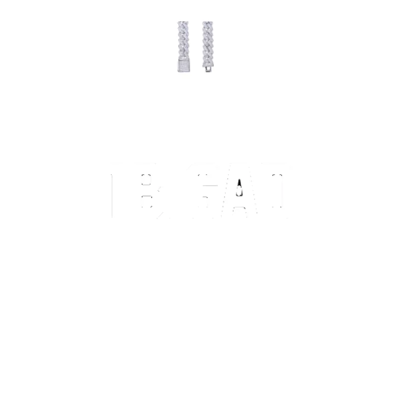 Custom Letters Baguette Two Layer Necklace made by The GUU Shop