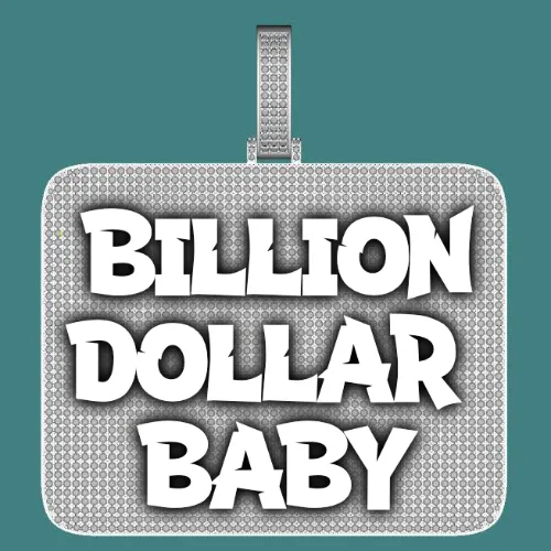 CUSTOM LETTER NECKLACE 3D BIG SQUARE sold by The GUU Shop