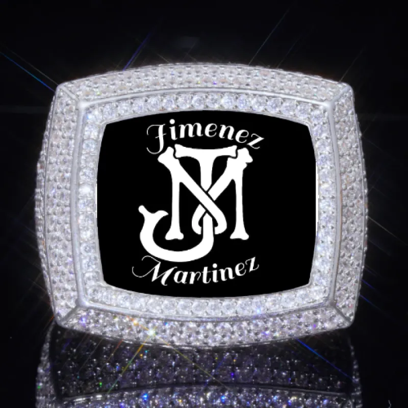 3D CUSTOM PICTURE ICED RING sold by The GUU Shop