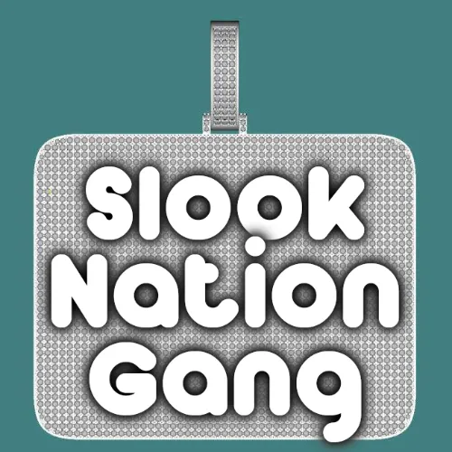 CUSTOM LETTER NECKLACE 3D BIG SQUARE sold by The GUU Shop