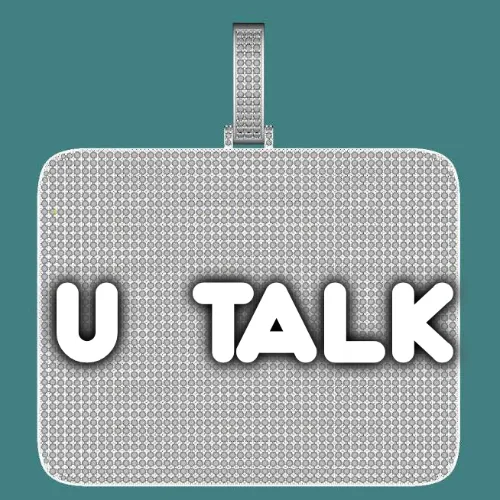 CUSTOM LETTER NECKLACE 3D BIG SQUARE sold by The GUU Shop