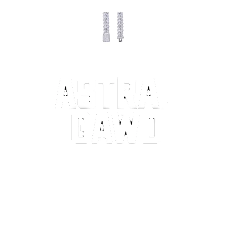 Custom Letters Baguette Two Layer Necklace made by The GUU Shop