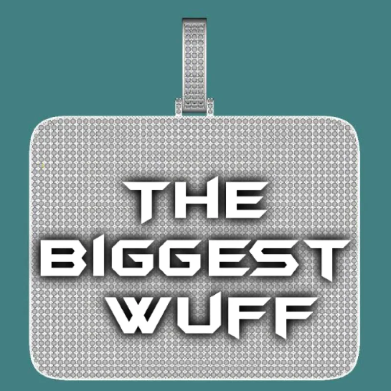 CUSTOM LETTER NECKLACE 3D BIG SQUARE sold by The GUU Shop