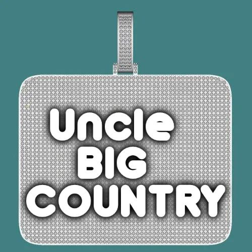 CUSTOM LETTER NECKLACE 3D BIG SQUARE sold by The GUU Shop