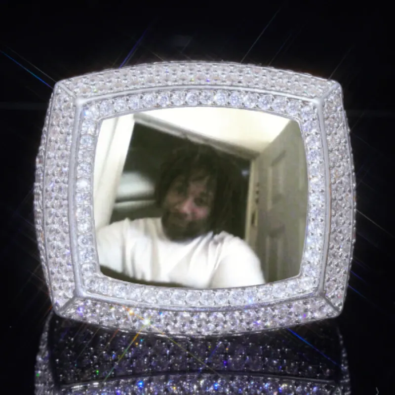 3D CUSTOM PICTURE ICED RING sold by The GUU Shop