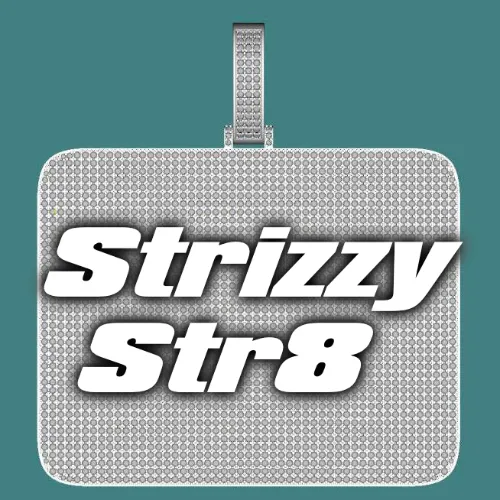 CUSTOM LETTER NECKLACE 3D BIG SQUARE sold by The GUU Shop