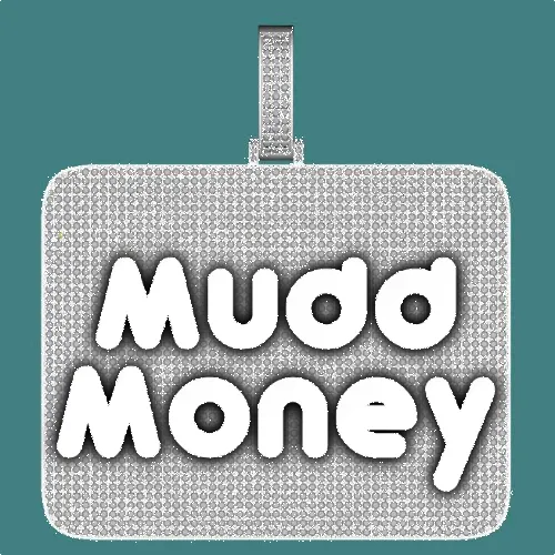 CUSTOM LETTER NECKLACE 3D BIG SQUARE sold by The GUU Shop