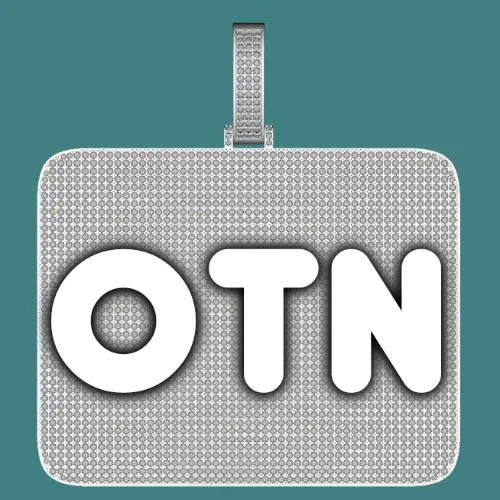 CUSTOM LETTER NECKLACE 3D BIG SQUARE sold by The GUU Shop