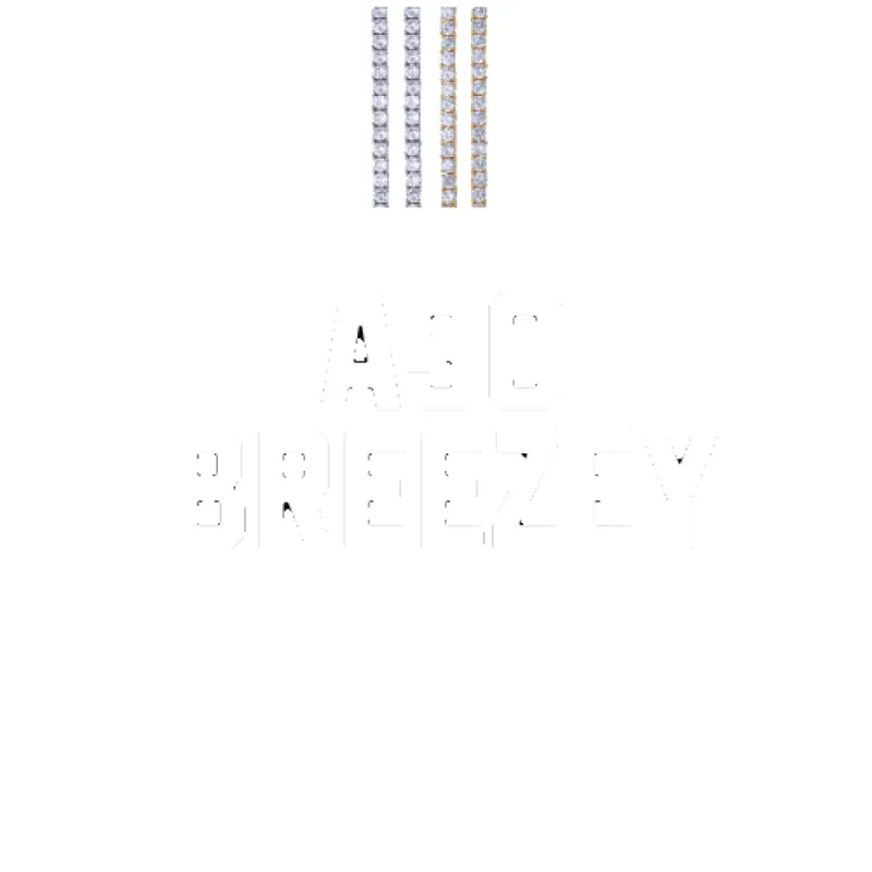 Custom Letters Baguette Two Layer Necklace made by The GUU Shop