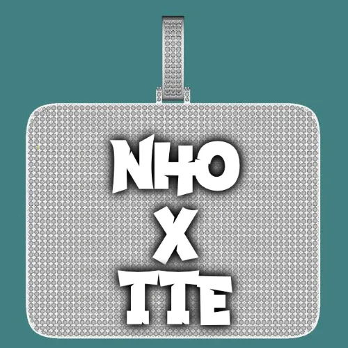 CUSTOM LETTER NECKLACE 3D BIG SQUARE sold by The GUU Shop