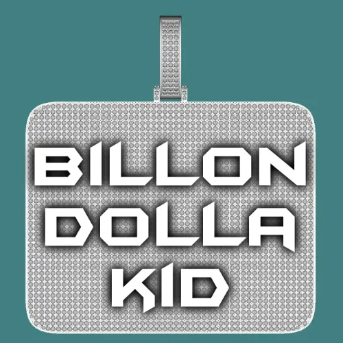 CUSTOM LETTER NECKLACE 3D BIG SQUARE sold by The GUU Shop