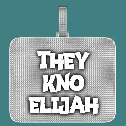 CUSTOM LETTER NECKLACE 3D BIG SQUARE sold by The GUU Shop