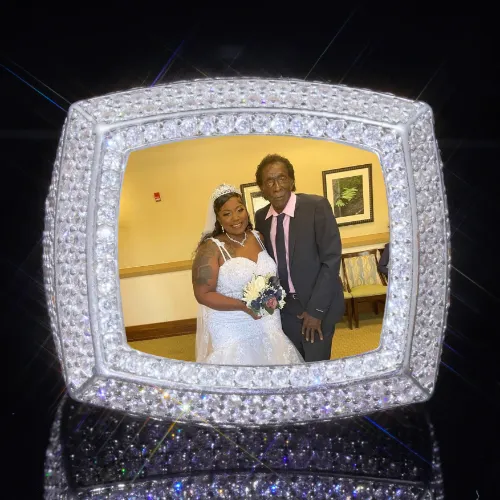 3D CUSTOM PICTURE ICED RING sold by The GUU Shop