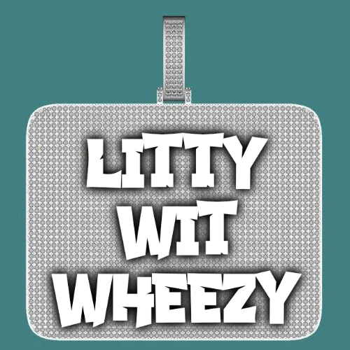 CUSTOM LETTER NECKLACE 3D BIG SQUARE sold by The GUU Shop