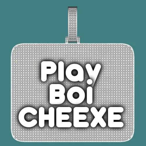 CUSTOM LETTER NECKLACE 3D BIG SQUARE sold by The GUU Shop