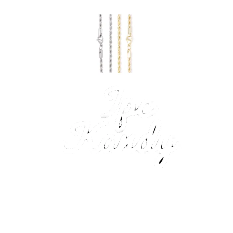 Script Custom Letter Necklace sold by The GUU Shop