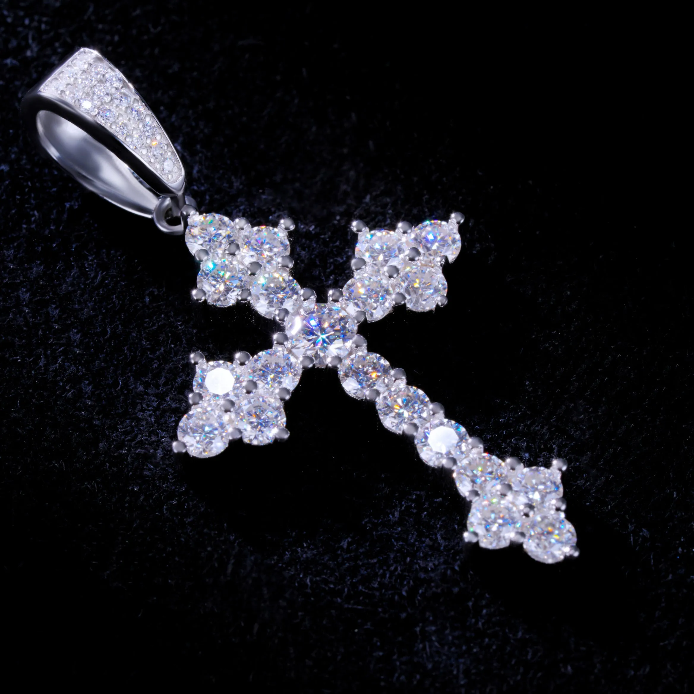 925S & VVS Moissanite Celtic Cross Necklace sold by The GUU Shop product image thumbnail 2