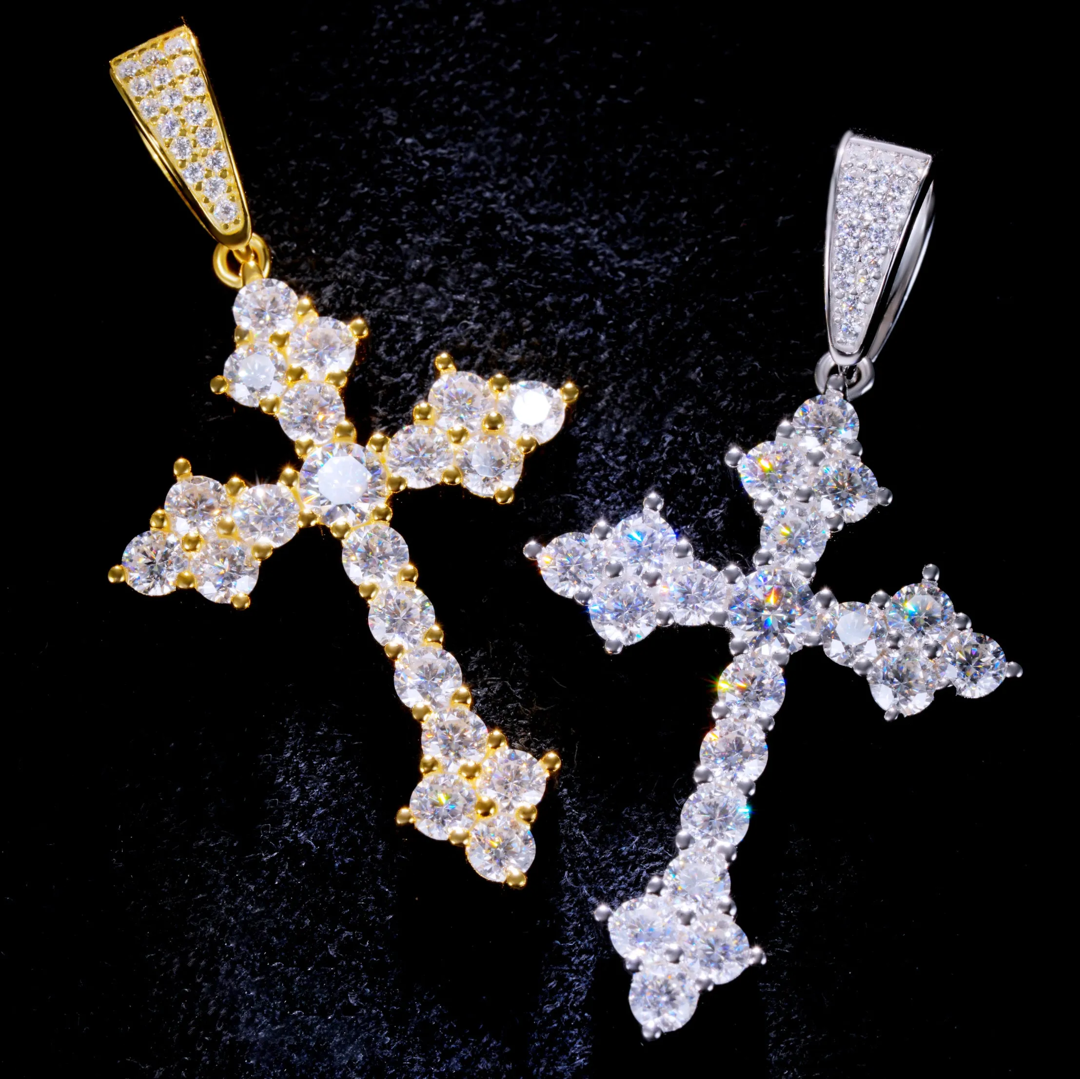 925S & VVS Moissanite Celtic Cross Necklace sold by The GUU Shop
